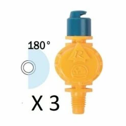 HELIOTRADE Lot De 3 Asperseurs Reglable (arrosage à 180 ) Pour Goutte à Goutte Copie