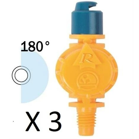HELIOTRADE Lot De 3 Asperseurs Reglable (arrosage à 180 ) Pour Goutte à Goutte Copie 3 HELIOTRADE Lot De 3 Asperseurs Reglable (arrosage à 180 ) Pour Goutte à Goutte Copie – Image 3