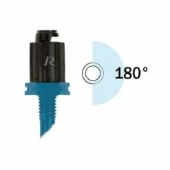 HELIOTRADE 10 Asperseurs 180 Degrés à Visser Pour Tuyau Goutte à Goutte 16 Mm