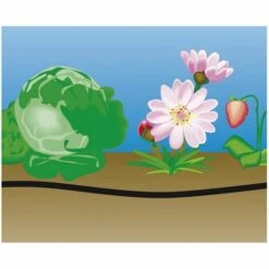 HELIOTRADE Tuyau D'arrosage 100 M Micro Porreux Pour Haie, Massif, Potager -Promos Arrosage automatique Magasin 10828648 4