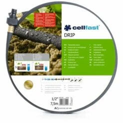 Tuyau D'arrosage Poreux DRIP 1/2" - Longueur 15 M Cellfast