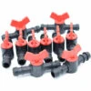 MULTITANKS Lot De 10 Mini Vannes Cannelées 16x16 Pour Micro Irrigation