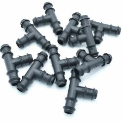 MULTITANKS Lot De 10 Tés Cannelés 16x16 Pour Micro Irrigation