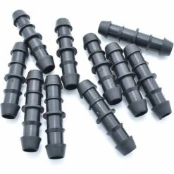MULTITANKS Lot De 10 Raccords De Jonction Cannelés 16x16 Pour Micro Irrigation
