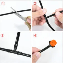 ASUPERMALL Kit D'egouttement D'Irrigation, Conduite D'Eau De 15 Metres Et 20 Goutteurs -Promos Arrosage automatique Magasin 14873353 3