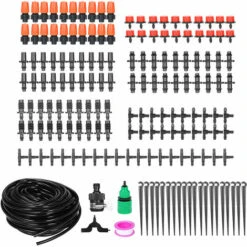 ASUPERMALL Kit D'egouttement D'Irrigation, Conduite D'Eau De 15 Metres Et 20 Goutteurs -Promos Arrosage automatique Magasin 14873353 5