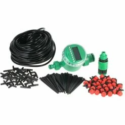 ASUPERMALL Systeme D'Irrigation Par Egouttement, Tuyau D'Arrosage A Minuterie Automatique, 25M