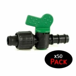 GLOBAL NETWORK Bande-cle Goutte A Goutte Pas 16 Mm A 16 Mm Irrigation Goutte A Goutte (50 Unites Pack)
