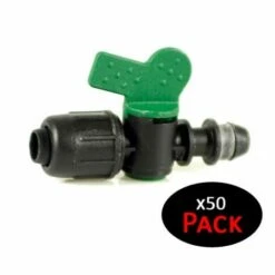 GLOBAL NETWORK Bande D'irrigation Goutte A Goutte Stopcock 16 Mm Prend La Tete (paquet De 50 Unites)