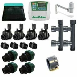 GLOBAL NETWORK Rain Bird Irrigation Kit 4 Zones A L'interieur 220v