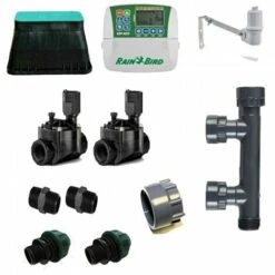 GLOBAL NETWORK Rain Bird Irrigation Kit 2 Zone Interieur 220v