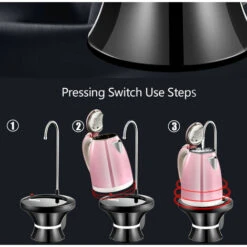 ASUPERMALL Pompe A Eau Potable Electrique Automatique, Rechargeable, Carre, Noir 8 ASUPERMALL Pompe A Eau Potable Electrique Automatique, Rechargeable, Carre, Noir -Promos Arrosage automatique Magasin 19425740 4