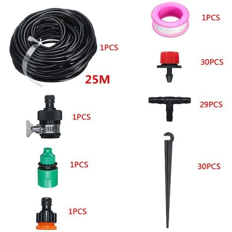 MAEREX Kit Irrigation Goutte à Goutte Outil Arrosage Fleur Tuyau égouttage Tête Arrosage Irrigation Sasicare 2 MAEREX Kit Irrigation Goutte à Goutte Outil Arrosage Fleur Tuyau égouttage Tête Arrosage Irrigation Sasicare – Image 2