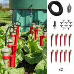 Kit Réserve 20 Goutteurs Iriso Avec Supports + 1 Robinet Offert