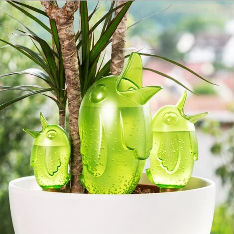 LANGRAY Outil D'arrosage Automatique De Jardin | Motif D'oiseaux Mignons, Système D'arrosage D'irrigation D'intérieur, Pichet D'arrosage De Plantes En Pot Pour Plante Ménagère (bleu) 2 LANGRAY Outil D'arrosage Automatique De Jardin | Motif D'oiseaux Mignons, Système D'arrosage D'irrigation D'intérieur, Pichet D'arrosage De Plantes En Pot Pour Plante Ménagère (bleu) – Image 2