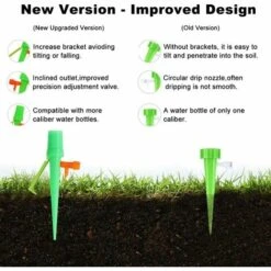 BEARSU Arrosage Goutte à Goutte Automatique Réglable Système D'Irrigation Goutte à Goutte Distributeur D'Arrosager Kit D'Arrosage Pour Bonsaï Jardinage Intérieur Extérieur 24PCS Avec 1Aiguille -Promos Arrosage automatique Magasin 25029161 5