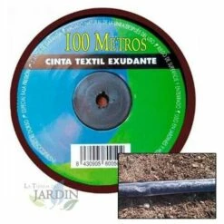 SUINGA 100 Mètres Ruban Dégoulinant Exsudatif Textile 16mm. Tube Pour Arrosage Poreux