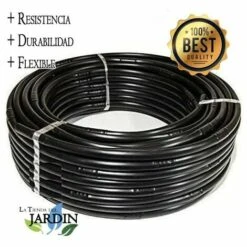 SUINGA Tuyau D´arrosage Goutte à Goutte 16mm En Polyéthylène 100 Mètres, Compte-gouttes Espacement 33 Cm