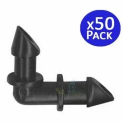 SUINGA 50 Unités. Microtube Coudé 4mm.