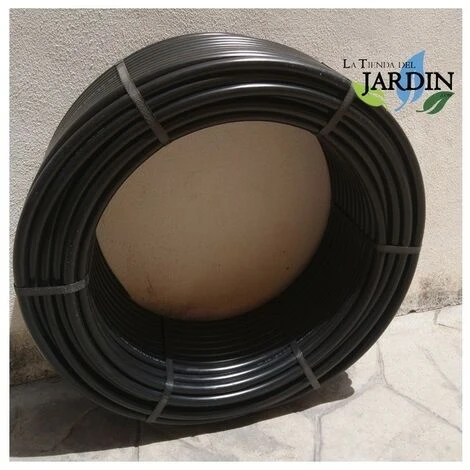 SUINGA Tuyau Polyéthylène Agricole 16mm 6 Bar 100mt Noir Sans Goutteurs 3 SUINGA Tuyau Polyéthylène Agricole 16mm 6 Bar 100mt Noir Sans Goutteurs – Image 3