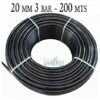 SUINGA Tuyau Agricole En Polyéthylène, 20 Mm, 3 Bar, Bobine De 200 M, Tuyau Agricole 20mm Utilisée Pour Installations Arrosage