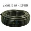 SUINGA Tuyau Polyéthylène Agricole 25mm 10 Bar 100mt Noir