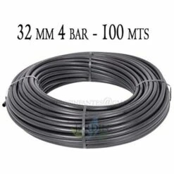 SUINGA Tuyau Polyéthylène Agricole 32mm 4 Bar 100mt Noir