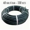 SUINGA Tuyau Polyéthylène Agricole 40mm 4 Bar 100mt Noir