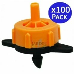 SUINGA Tuyau Goutte à Goutte 16 Mm X 100 M Noir + 100 Goutteur à Compensation Automatique 2 Litres Par Heure, Pour Arrosage -Promos Arrosage automatique Magasin 27213976 3