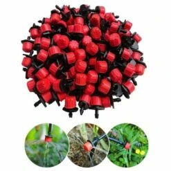 SUINGA Tuyau Goutte à Goutte 16mm Marron 100 Mètres + 100 Goutteurs Réglables De 0 à 70 L / H -Promos Arrosage automatique Magasin 27214004 3