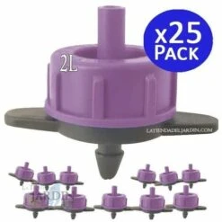 SUINGA 25 Unités X DROP Goutteur à Compensation Automatique 2 Litres Par Heure