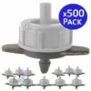 SUINGA 500 Unités. Goutteur Auto-compensateur 4 Litres/heure D'arrosage Amovible.