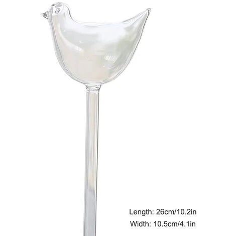 ASUPERMALL Plante Abreuvoir Oiseaux Arrosage Auto Ampoule En Verre Souffle A La Bouche Claire Globe Pour Irrigation Des Plantes Les Plantes D'Interieur En Pot 4 ASUPERMALL Plante Abreuvoir Oiseaux Arrosage Auto Ampoule En Verre Souffle A La Bouche Claire Globe Pour Irrigation Des Plantes Les Plantes D'Interieur En Pot – Image 4