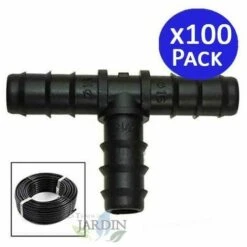 SUINGA Pack 100 X Irrigation Goutte à Goutte 16mm Noir