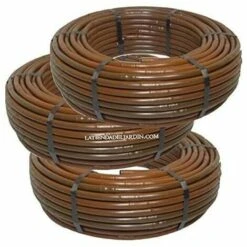 SUINGA 300m TUYAU D´ARROSAGE 16MM Brun Goutte à Goutte, 33 Cm Espacement Goutteurs