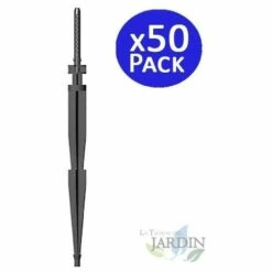 SUINGA Microtube 3x5mm 200 Mètres + 50 Piquets Irrigation Goutte à Goutte 2,6 L / H -Promos Arrosage automatique Magasin 28970761 3