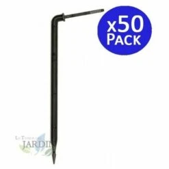 SUINGA Microtube Piquet 2,6 L / H 15cm Goutte à Goutte, 50 Unités