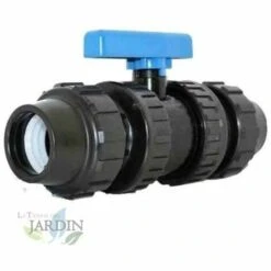 SUINGA Vanne De Raccord PE De 50 Mm, Robinet D'arrêt Pour Tuyau Agricole Et Alimentaire