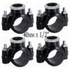 SUINGA Pack 4 X COLLIER D'IRRIGATION 40MM X 1/2" . Utilisé Pour L'installation D'éléments D'irrigation Tels Que Gicleurs, Diffuseurs O