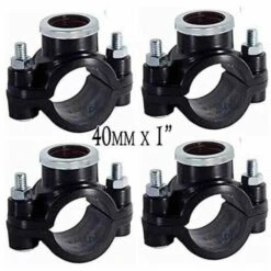 SUINGA Pack 4 X COLLIER D'IRRIGATION 40MM X 1" . Utilisé Pour L'installation D'éléments D'irrigation Tels Que Gicleurs, Diffuseurs Ou