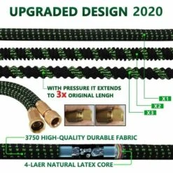 DONTODENT 15M Tuyau D'eau De Jardin Extensble Avec Noyau En Laex à 4 Couches,Tuyau D'au Flexible De Force Supéreure 3750D. -Promos Arrosage automatique Magasin 29661519 3