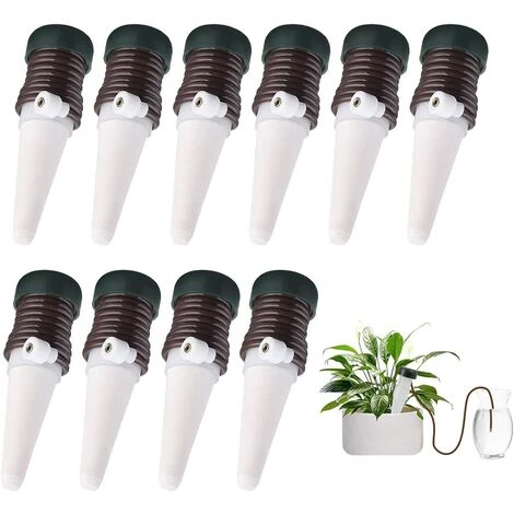 LangRay Kit D'irrigation Goutte à Goutte Automatique Pour Plantes Filaire, Kit D'irrigation Goutte à Goutte En Céramique Automatique Pour Plantes (10) 1 LangRay Kit D'irrigation Goutte à Goutte Automatique Pour Plantes Filaire, Kit D'irrigation Goutte à Goutte En Céramique Automatique Pour Plantes (10)