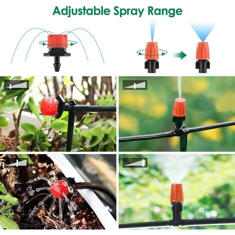 ILOVEMILAN Arrosage Automatique Goutte A Goutte Kit Irrigation Micro Système D'Arrosage Automatique Pour Jardin Pelouse Plante Paysage Potager Serre Terrasse Plate-Bande 3 ILOVEMILAN Arrosage Automatique Goutte A Goutte Kit Irrigation Micro Système D'Arrosage Automatique Pour Jardin Pelouse Plante Paysage Potager Serre Terrasse Plate-Bande – Image 3