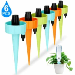 ASUPERMALL Usine Automobile Abreuvoirs Auto-Arrosage Spikes Lent Release Control Debit D'Irrigation Goutte A Goutte, 6 Pcs - 6 Pcs 9 ASUPERMALL Usine Automobile Abreuvoirs Auto-Arrosage Spikes Lent Release Control Debit D'Irrigation Goutte A Goutte, 6 Pcs - 6 Pcs -Promos Arrosage automatique Magasin 31041261 5