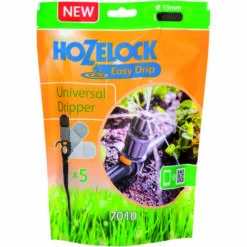 Goutteur Universel Easy Drip - Pack De 5 - Hozelock 7010 0000 - Garantie 2 Ans - Gris -Promos Arrosage automatique Magasin 31450108 3
