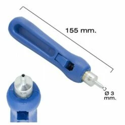 SATURNIA Punzone Per Tubi Di Irrigazione / Contagocce / Gocciolamenti Ø 3 Mm.