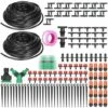 ASUPERMALL Irrigation Goutte A Goutte D'Irrigation Des Plantes Kit De Bricolage Systeme D'Arrosage Avec Lances Misters Goutteurs 30 Metres Tubes Pour Jardin Jardinet