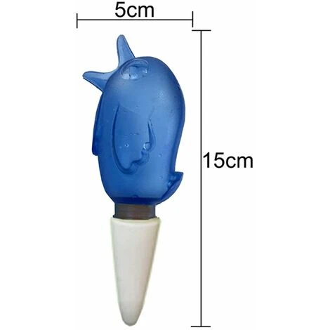 AIDUCHO Outil D'arrosage Automatique De Jardin | Motif D'oiseaux Mignons, Système D'arrosage D'irrigation D'intérieur, Pichet D'arrosage De Plantes En Pot Pour Plante Ménagère (bleu) 3 AIDUCHO Outil D'arrosage Automatique De Jardin | Motif D'oiseaux Mignons, Système D'arrosage D'irrigation D'intérieur, Pichet D'arrosage De Plantes En Pot Pour Plante Ménagère (bleu) – Image 3