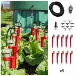 Kit Réserve 50 Goutteurs Iriso Avec Supports + 1 Réserve 12 L Offerte -Promos Arrosage automatique Magasin 3345267 5