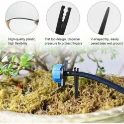 SUINGA Pack 10 X Support Microtube Pour Tubes Irigation De 3 à 7 Mm -Promos Arrosage automatique Magasin 33533709 3